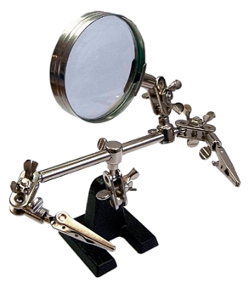 Lupa com Suporte e Pinça HL-S10 Hikari