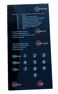Membrana Micro-ondas Brastemp BMP 31 PRT Sem Dourador