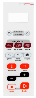 Membrana para Micro-ondas BOG 40 ABANA Brastemp
