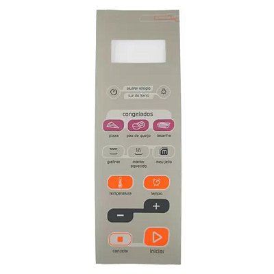 Membrana Micro-ondas Brastemp BOG 40AR Prata 2113083