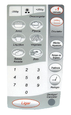 Membrana Microondas CCE MW 307 Adesiva Painel 2115007
