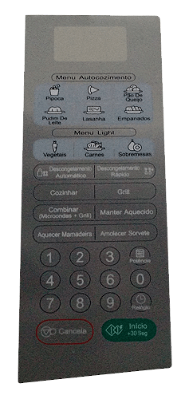Membrana Micro-ondas LG MH 3046 SP Sem Relevo 2126013