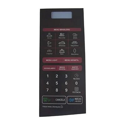 Membrana Micro-ondas LG MS 3045 S SA 2126038 Sem Relevo