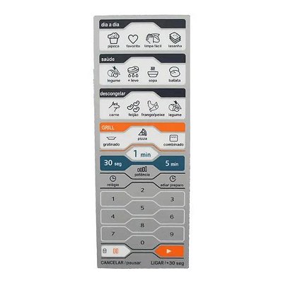 Membrana Microondas Midea MTAG 31 32 Liva Grill 25L