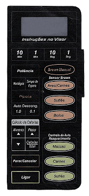 Membrana Micro-ondas Panasonic NN 6956 PRT Sem Relevo