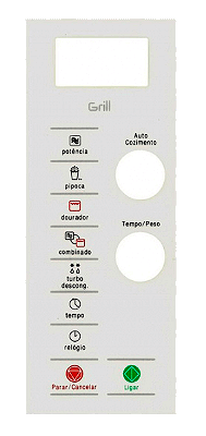 Membrana Micro-ondas Panasonic NN GD 579 Sem Relevo