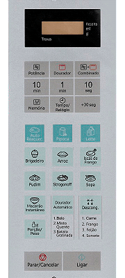 Membrana Micro-ondas Panasonic NN GT 672 Painel Adesivo
