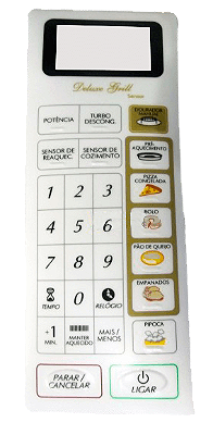 Membrana Microondas Panasonic NN R 94 BH BRC Com Relevo