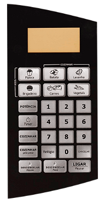 Membrana Micro-ondas Philco PMS 35N Teclado Adesivo