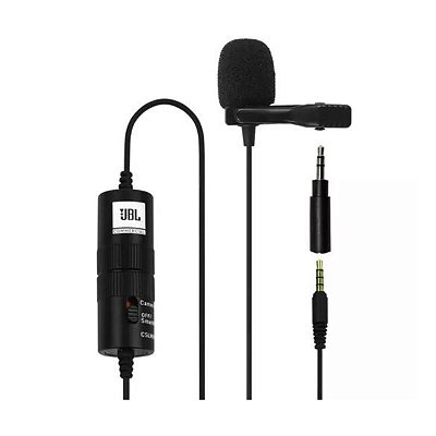 Microfone de Lapela a bateria CSLM20B JBL - Preto