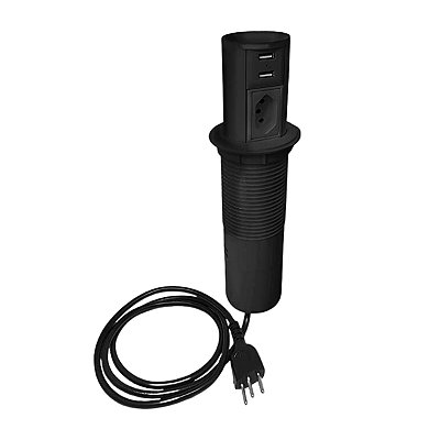 Mini Totem Automático 1 Tomada 2 USB QM 12200.00 Dutotec