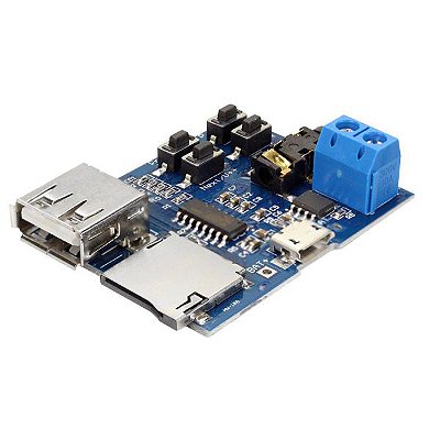 Módulo Amplificador e Decodificador de Áudio MP3 HW188