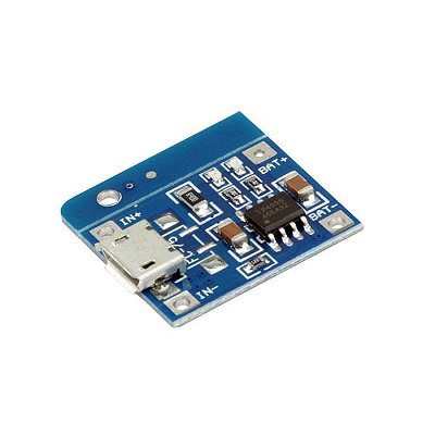 Módulo Carregador de Bateria de Lítio TP4056 Micro USB