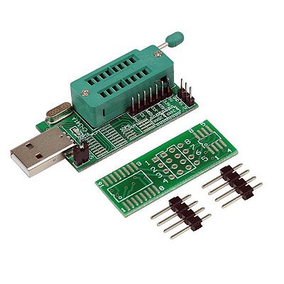 Gravador de Memória USB CH341A para EPROM 24XX e FLASH 25XX W25Q64