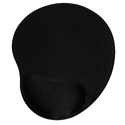 Mouse pad com apoio de punhos gel preto