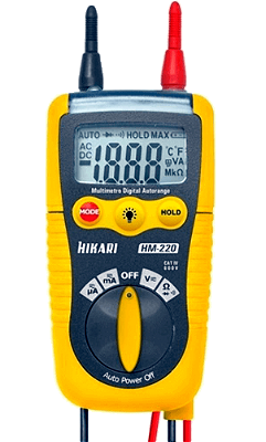 Multímetro Digital HM-220 Hikari