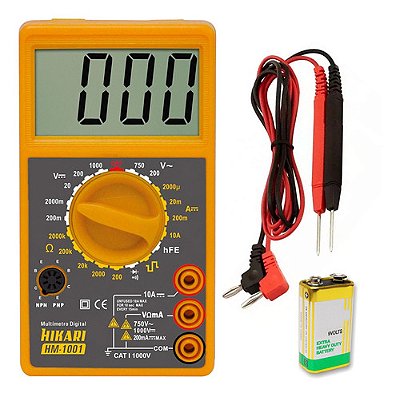 Multímetro Digital HM-1001 Hikari