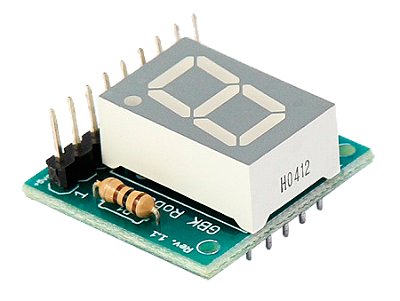 Modulo Display 7 Segmentos 0,52 Polegadas Anodo Comum P11 Gbk