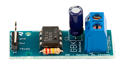 Módulo Sensor de Tensão Analógico P8 para Arduino