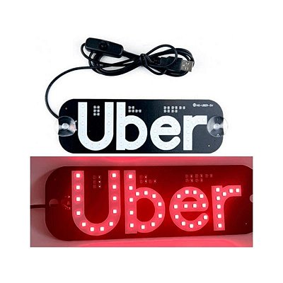 Painel de LED UBER UBER-Vermelho D&D Componentes