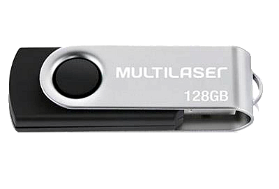 Pendrive 128GB Multilaser PD591