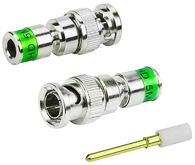 Pino BNC HD 75 Ohms 5mm Profissional