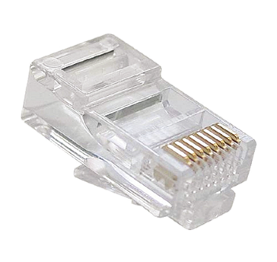 Pino Modular RJ-45 CAT6 Macho Transparente
