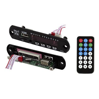 Placa MP3 USB – sem Bluetooth