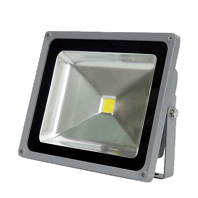 Refletor LED 50W Branco-Quente Bivolt
