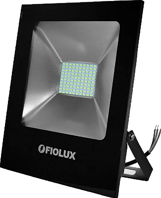 Refletor LED SMD 200W Fiolux Branco Frio