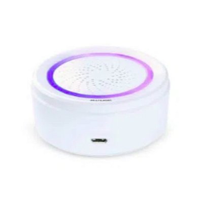 Sirene Alarme Multilaser SE232 Smart Wi-Fi LED