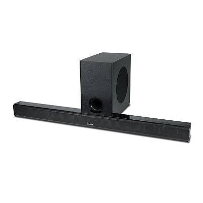 Soundbar Refine 2.1 320W RMS Frahm, 2 canais, com Subwoofer