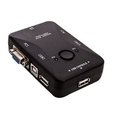 Switch KVM VGA 2 Portas 1920x1440 USB