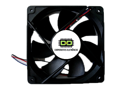 Ventoinha 120x120x25mm 12V Modelo BT01-1202512HSB2