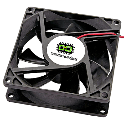Ventoinha 80x80x25mm 24V com Rolamento Modelo AD0824HB-A76GL