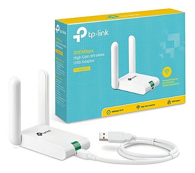Adaptador Usb Sem Fio Tp-link Tl-wn822n 300mbps - Cover Co