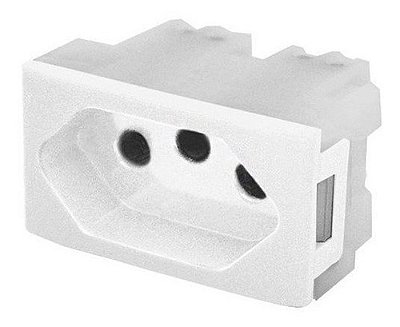 Módulo Tomada 2P T 10A 250V Linha 50.000 Pezzi