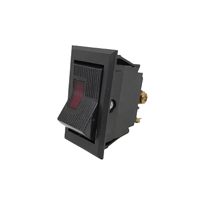 Chave Quadrada Gangorra Com Luz LED 120V 15A 3 Terminais 14123 MarGirius