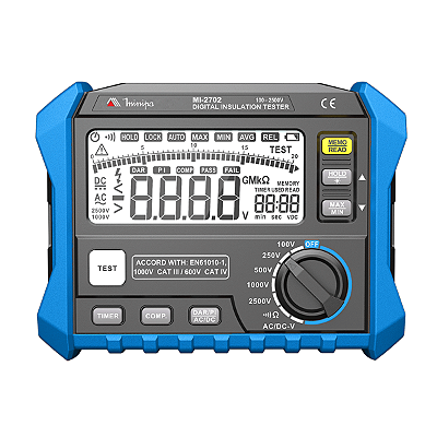 Megômetro Digital MI-2702 Minipa