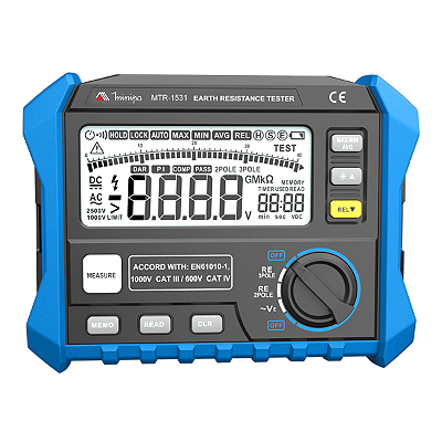 Terrômetro Digital Medidor de Aterramento MTR-1531 Minipa