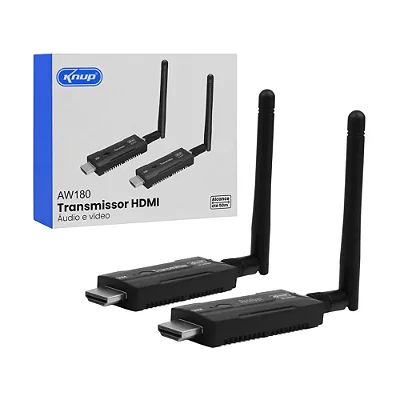 Transmissor HD Áudio e Vídeo AW180 Knup