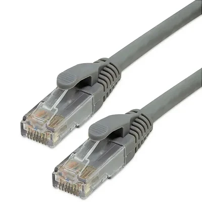 Cabo de Rede Cat6 U/UTP 2.5m 24AWG RJ45 Cinza Anatel Seccon