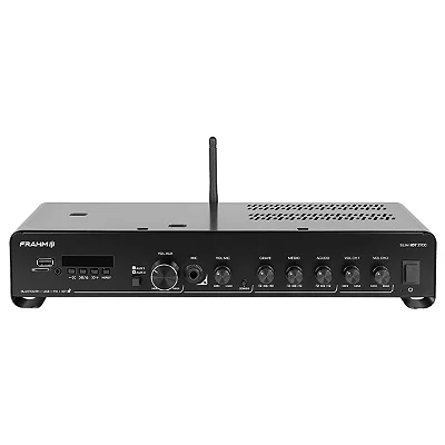 Amplificador Slim IoT 3700 240W Wi-Fi 2 Canais Frahm
