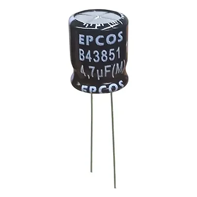 Capacitor Eletrolitico Epcos B43851 4.7uF 450V 10x12.5mm