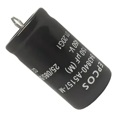 Capacitor Eletrolitico Epcos 150uF 450V 25x45mm