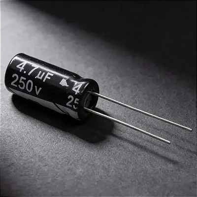 Capacitor Eletrolitico Epcos 4,7uF 250V 8x11mm