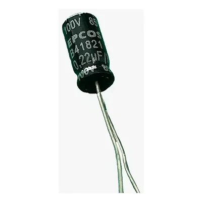 Capacitor Eletrolitico Epcos 0,22uF 100V 5x11mm