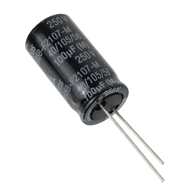 Capacitor Eletrolitico Epcos 100uF 250V 16x31mm