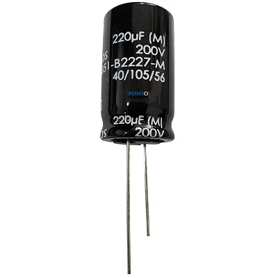Capacitor Eletrolitico Epcos B43845A2227MO 220uF 200V