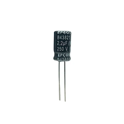 Capacitor Eletrolitico Epcos 2.2uF 250V 8x11mm